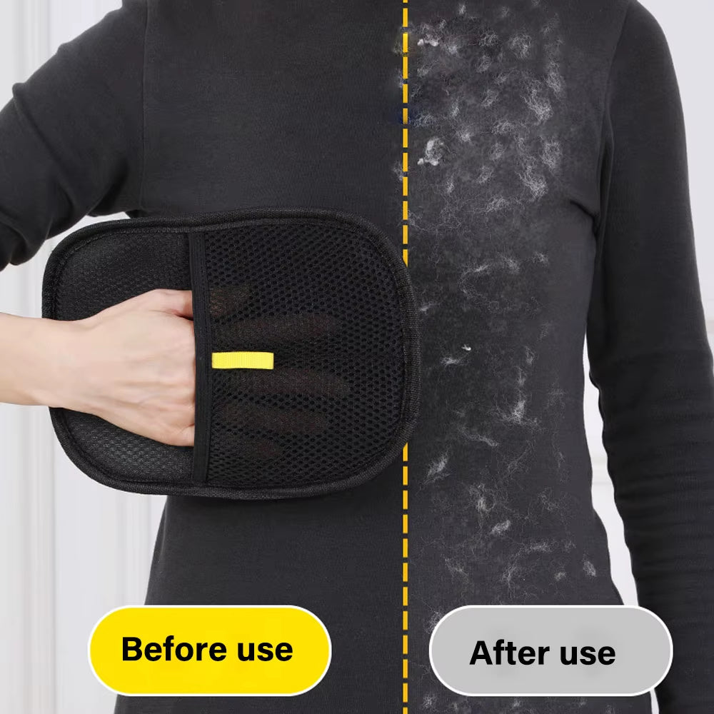 Effortlessly Remove Pet Hair with Our Reusable Double-Sided Grooming Gloves - Perfect for Carpets and Home Cleaning!
