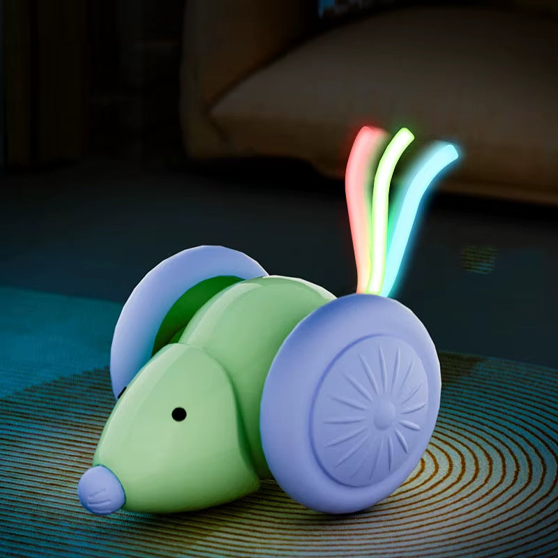 Hot Cat Toys New Product Pet Toys Self-Satisfied Mouse Car Laser Teasing Cat Stick Cat Toys Teasing Cat Toys Sports Car