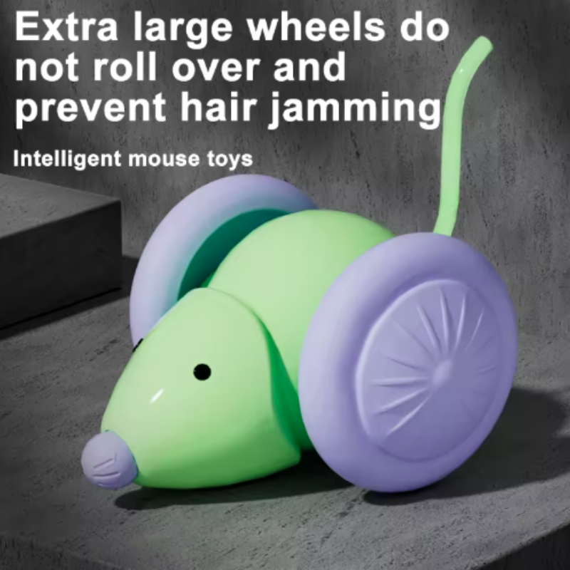 Electric Mouse Car Interactive Cat Toy