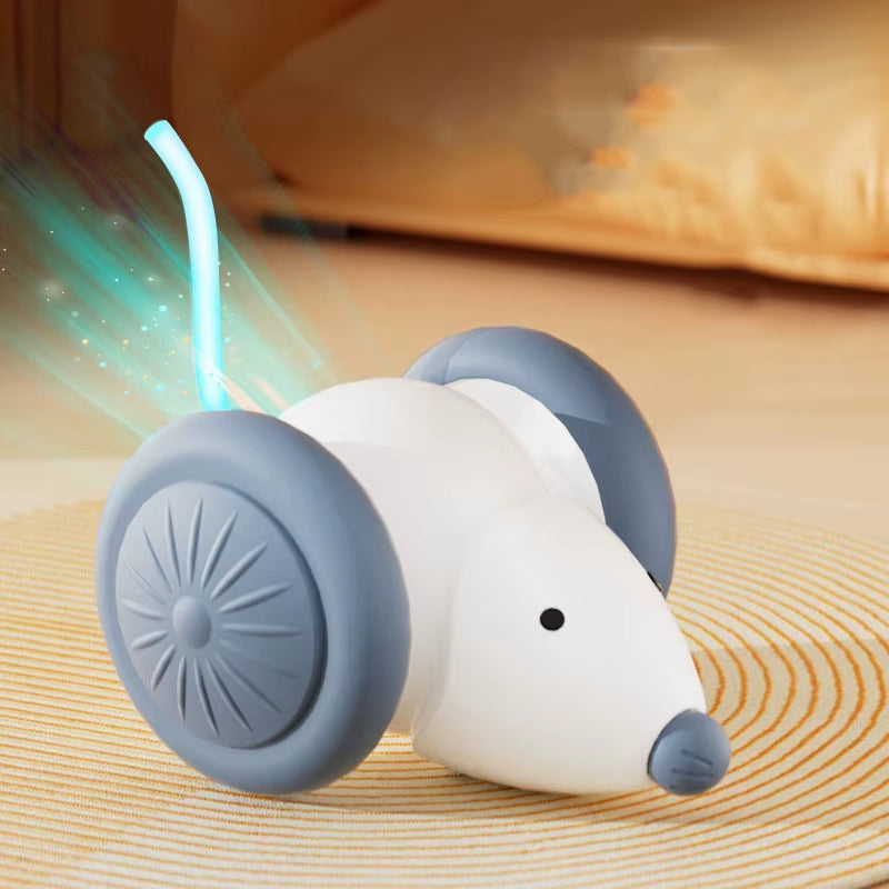 Hot Cat Toys New Product Pet Toys Self-Satisfied Mouse Car Laser Teasing Cat Stick Cat Toys Teasing Cat Toys Sports Car